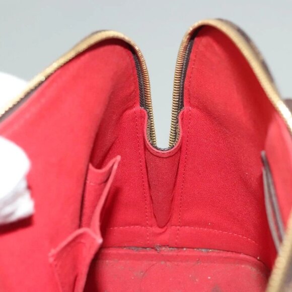 LOUIS VUITTON Damier Ebene Alma Hand Bag N51131 LV Auth 135641 - Picture 12 of 16